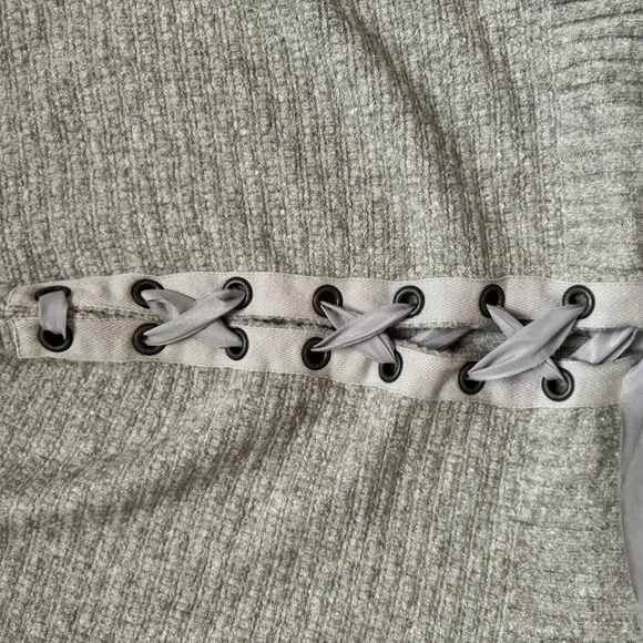 Free People Sweaters | Free People S/P Side Ribbon Sweater V Neck - Picture 4 of 5